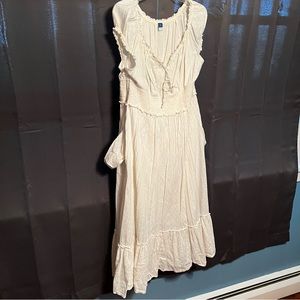 Old Navy Ankle Length Linen Dress